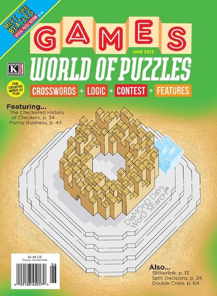 Games World of Puzzles – June 2022 Cover