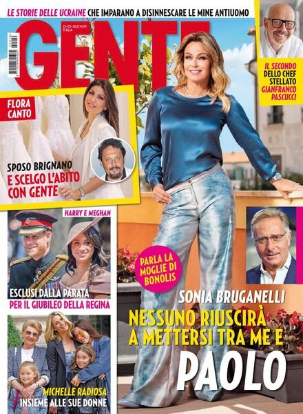 Gente Italia – 21 maggio 2022 Cover