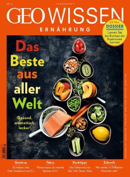 Geo Wissen Ernahrung Das Beste aus aller Welt – April 2022 Cover