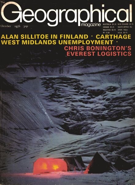 Geographical – October 1976 Cover
