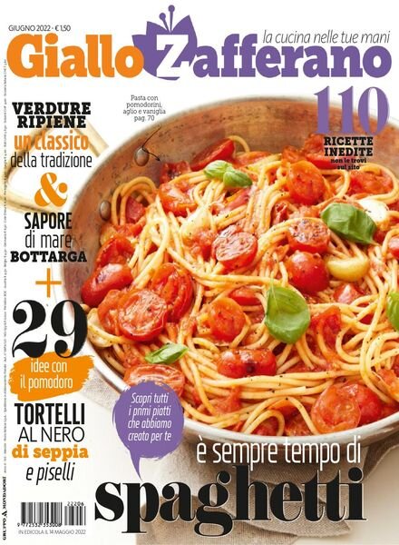 Giallo Zafferano – giugno 2022 Cover
