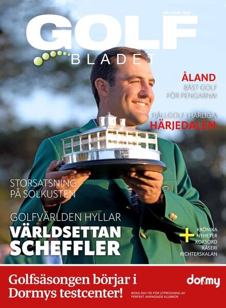 Golfbladet – april 2022 Cover