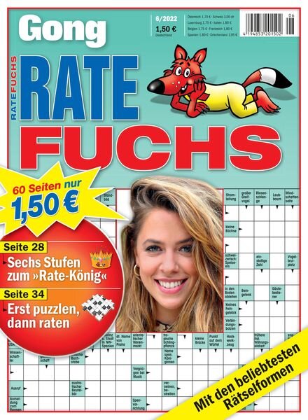 Gong Ratefuchs – Juni 2022 Cover