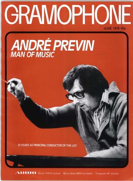 Gramophone – June 1978 Cover