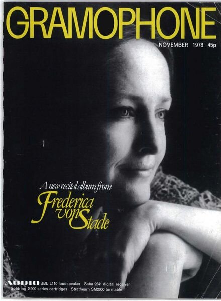 Gramophone – November 1978 Cover