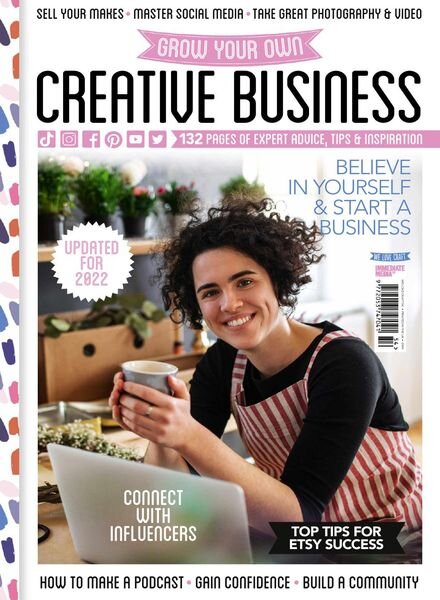 Grow Your Own Creative Business – January 2022 Cover