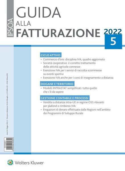 Guida alla Fatturazione – Maggio 2022 Cover