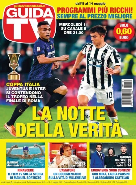 GuidaTV – 03 maggio 2022 Cover