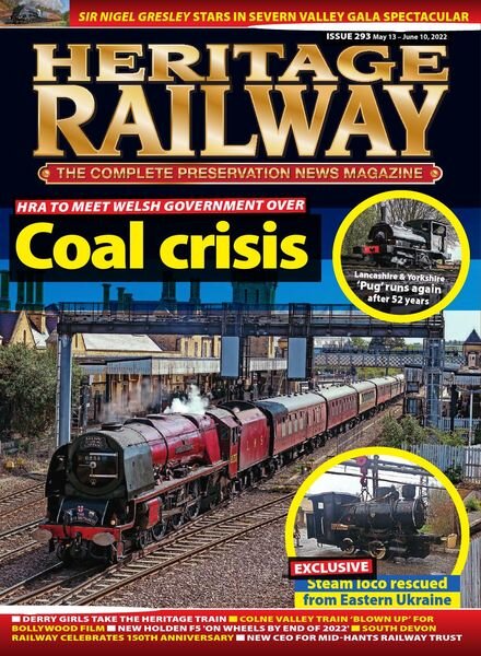 Heritage Railway – Issue 293 – May 13 2022 Cover