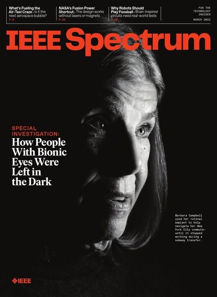 IEEE Spectrum – March 2022 Cover