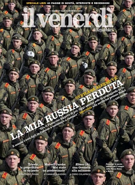 Il Venerdi di Repubblica – 13 Maggio 2022 Cover
