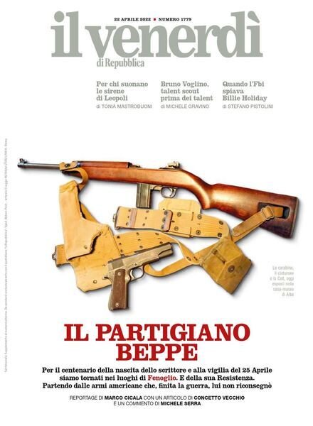 Il Venerdi di Repubblica – 22 Aprile 2022 Cover