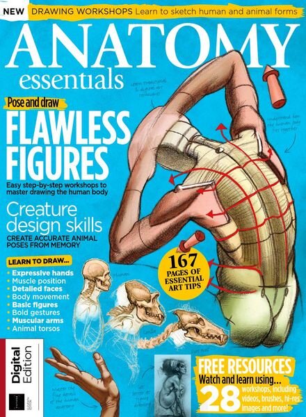 ImagineFX Presents – Anatomy Essentials – 11th Edition – September 2021 Cover