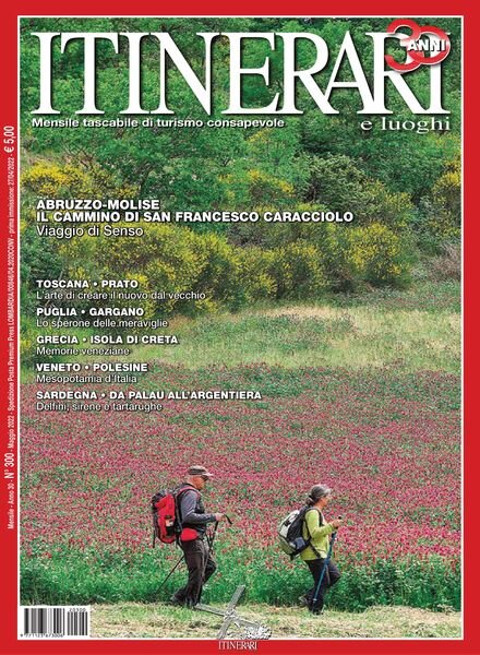 Itinerari e Luoghi – maggio 2022 Cover