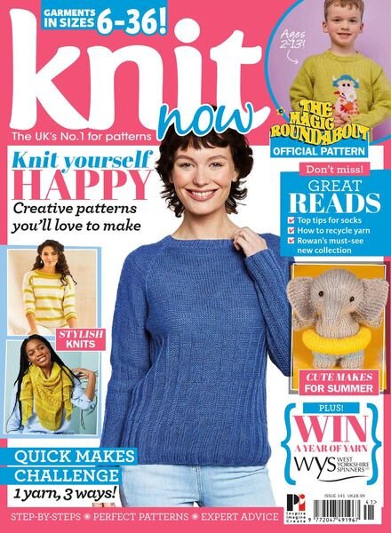 Knit Now – Issue 141 – April 2022 Cover