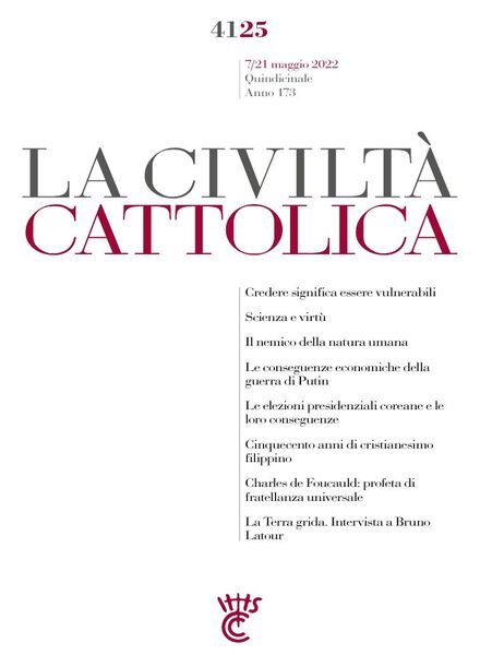 La Civilta Cattolica – 7 Maggio 2022 Cover