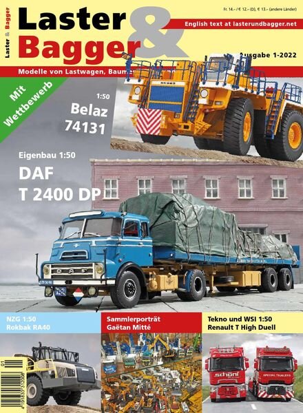 Laster Bagger – Januar 2022 Cover