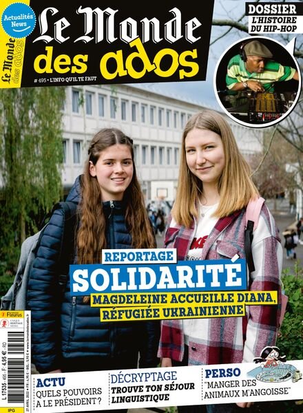 Le Monde des Ados – 27 Avril 2022 Cover