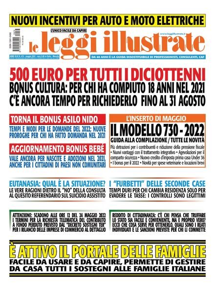 Leggi Illustrate – maggio 2022 Cover