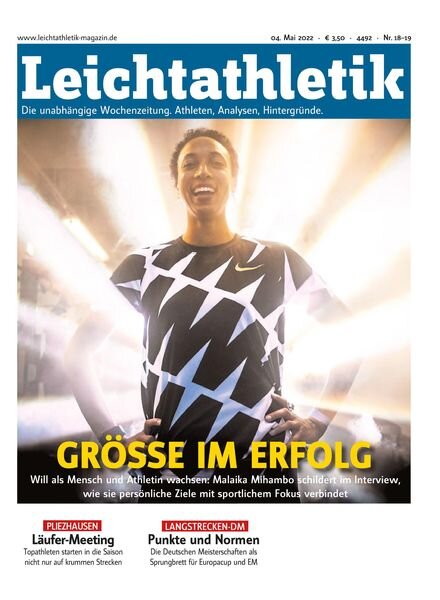Leichtathletik – 04 Mai 2022 Cover