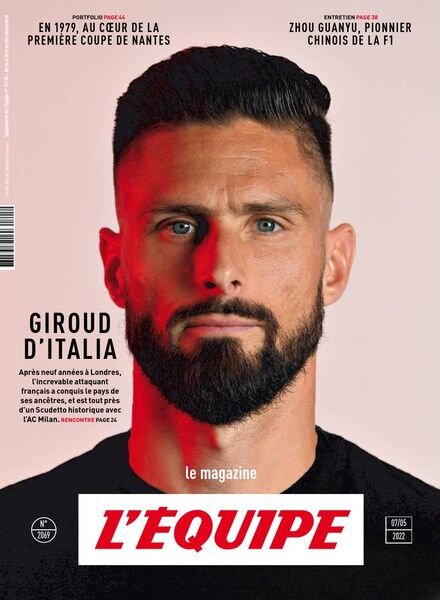 L’Equipe Magazine – 7 Mai 2022 Cover