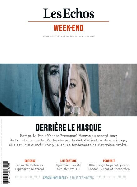 Les Echos Week-end – 22 Avril 2022 Cover