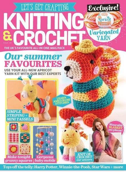 Let’s Get Crafting Knitting & Crochet – April 2022 Cover