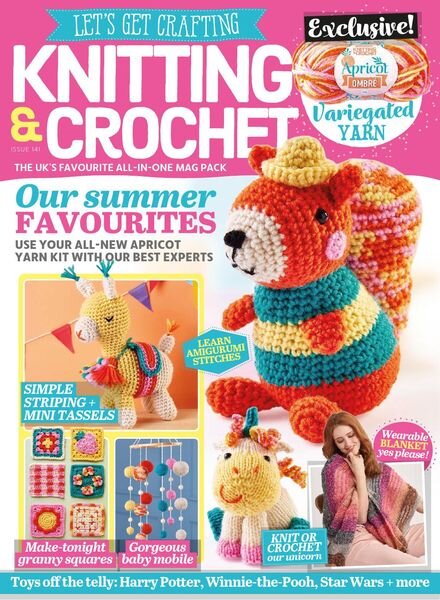 Let’s Get Crafting Knitting & Crochet – Issue 141 – May 2022 Cover