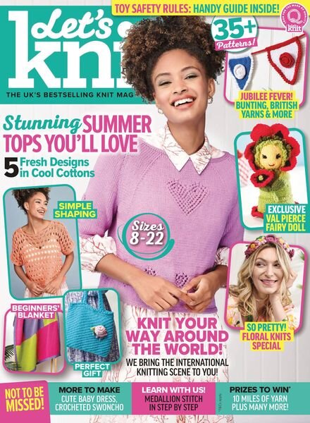 Let’s Knit – June 2022 Cover
