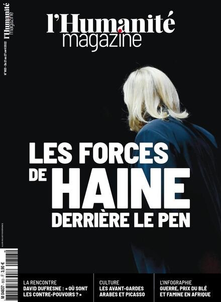 L’Humanite Magazine – 21 Avril 2022 Cover