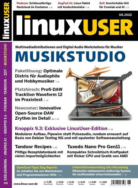 LinuxUser – Juni 2022 Cover
