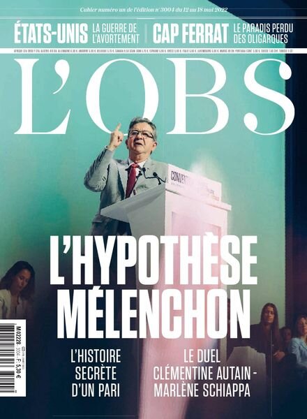 L’Obs – 12 Mai 2022 Cover