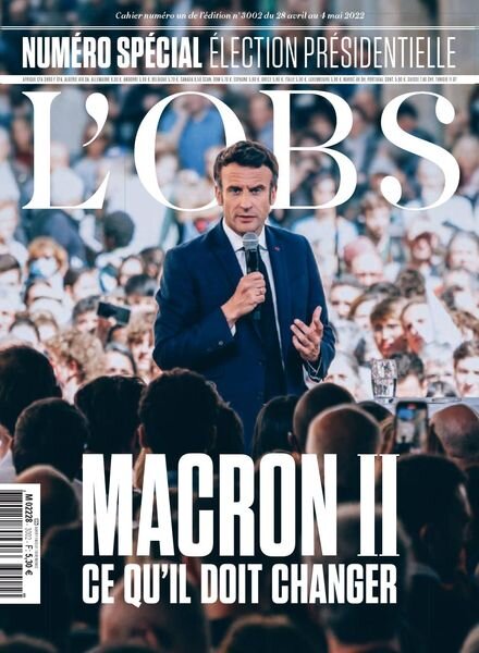 L’Obs – 28 Avril 2022 Cover