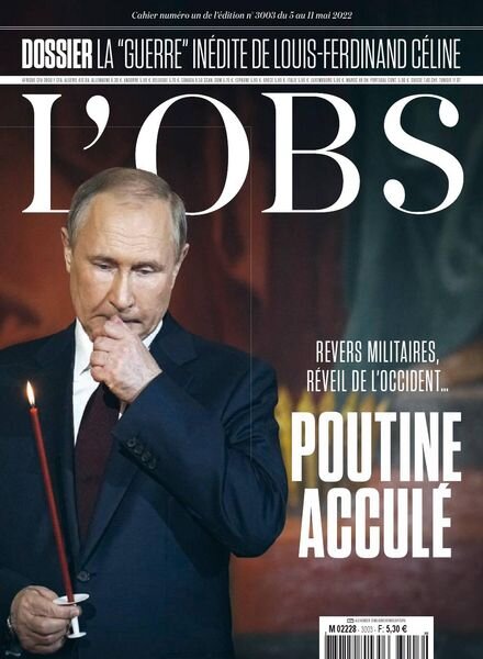 L’Obs – 5 Mai 2022 Cover