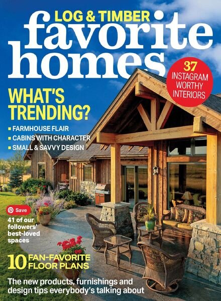 Log Home Living – Favorite Homes 2022 Cover