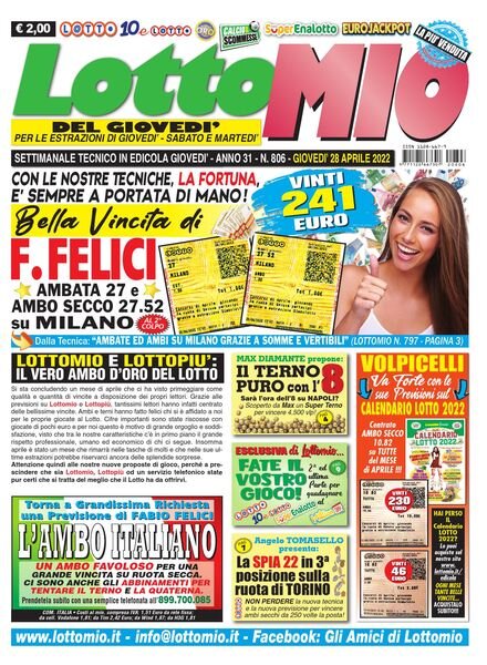 Lottomio del Giovedi – 28 Aprile 2022 Cover