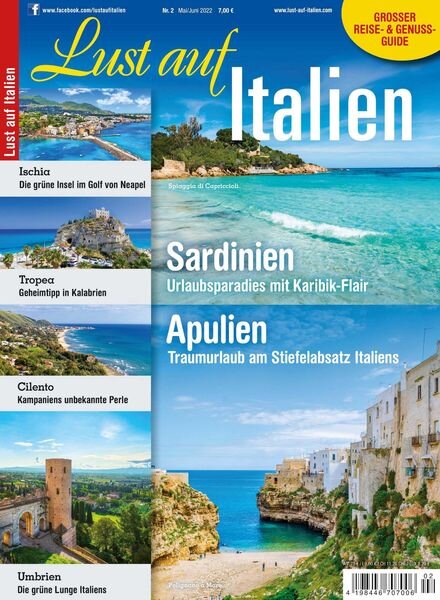 Lust auf Italien – April 2022 Cover
