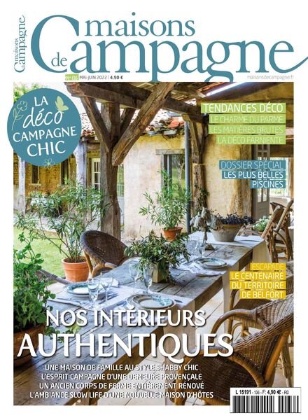 Maisons de Campagne – Mai-Juin 2022 Cover