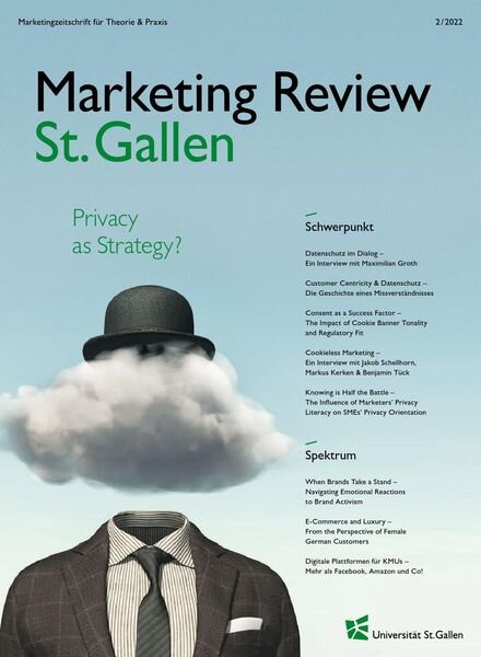 Marketing Review St Gallen – Februar 2022 Cover