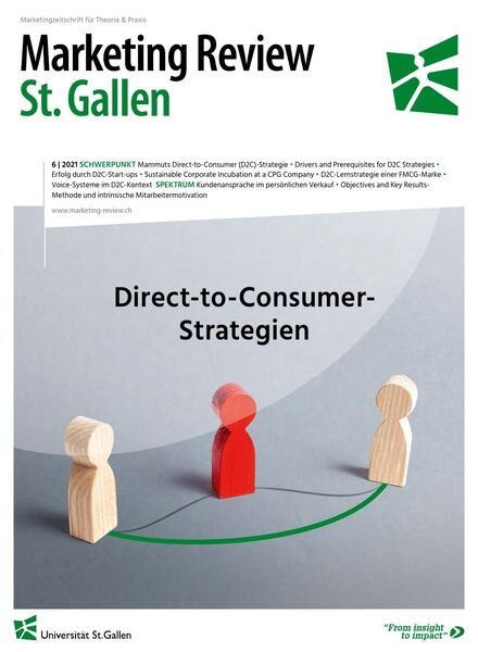 Marketing Review St Gallen – Oktober 2021 Cover