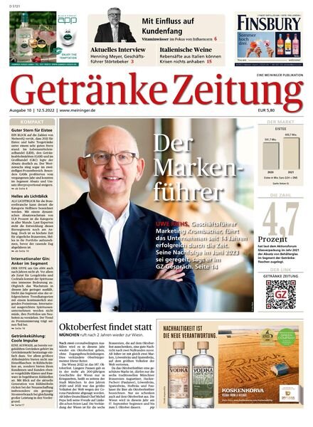 Meininger – 11 Mai 2022 Cover