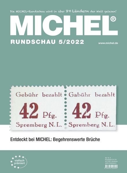 MICHEL-Rundschau – Mai 2022 Cover