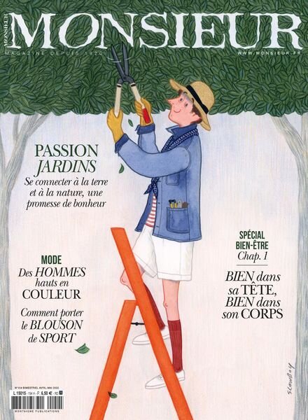 Monsieur – Avril-Mai 2022 Cover