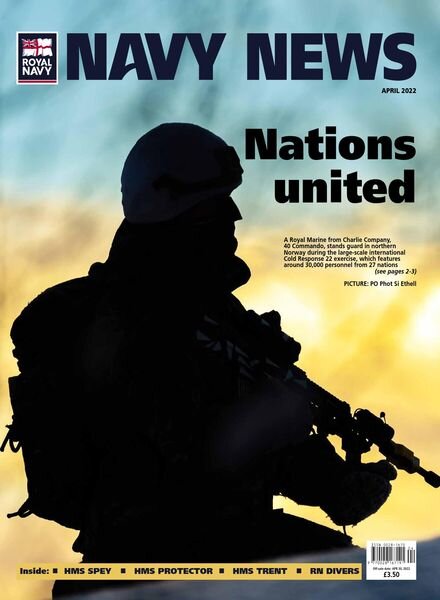 Navy News – April 2022 Cover