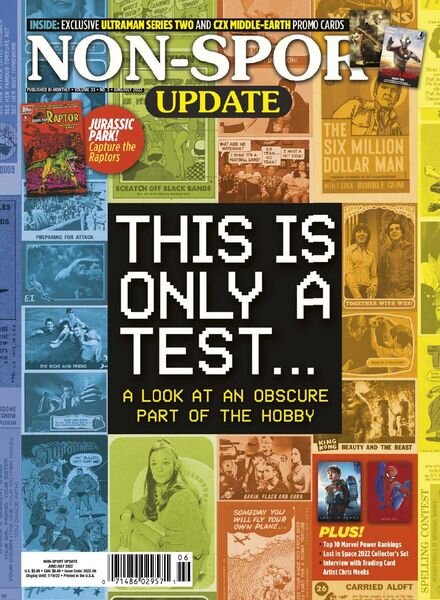 Non-Sport Update – June-July 22 Cover