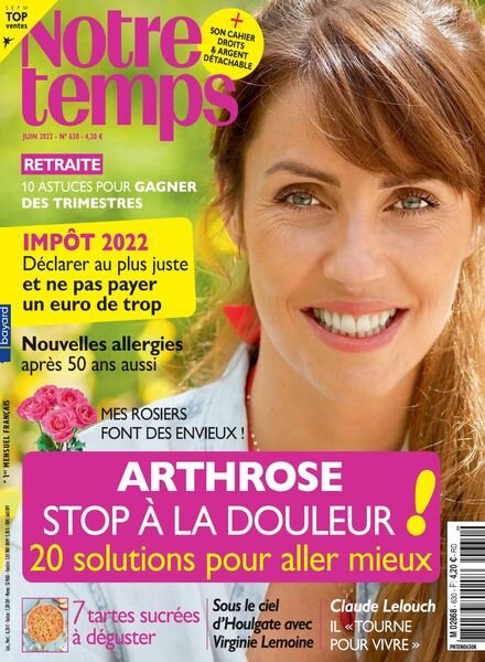 Notre Temps – Juin 2022 Cover