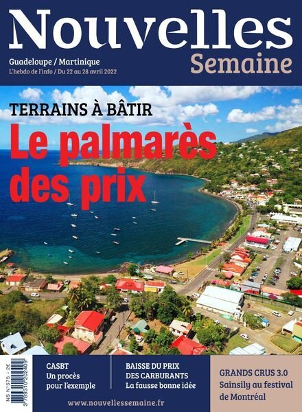Nouvelles Semaine – 22 Avril 2022 Cover