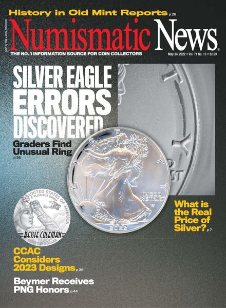 Numismatic News – 13 May 2022 Cover