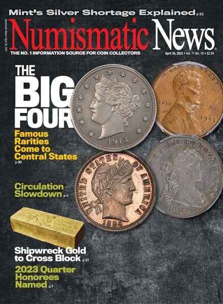 Numismatic News – 15 April 2022 Cover