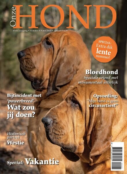 Onze Hond – mei 2022 Cover